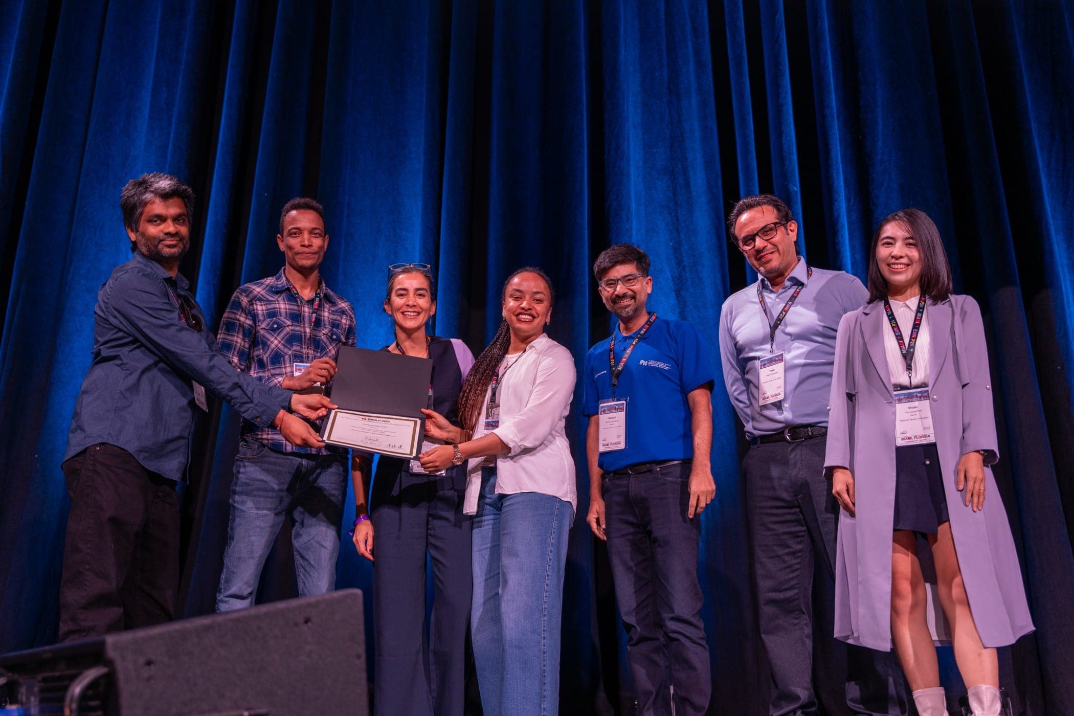 Celebrating Excellence: Atnafu Tonja and Benjamin Rosman Win Prestigious Outstanding Paper Award at EMNLP 2024